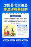 养老骗局宣传图