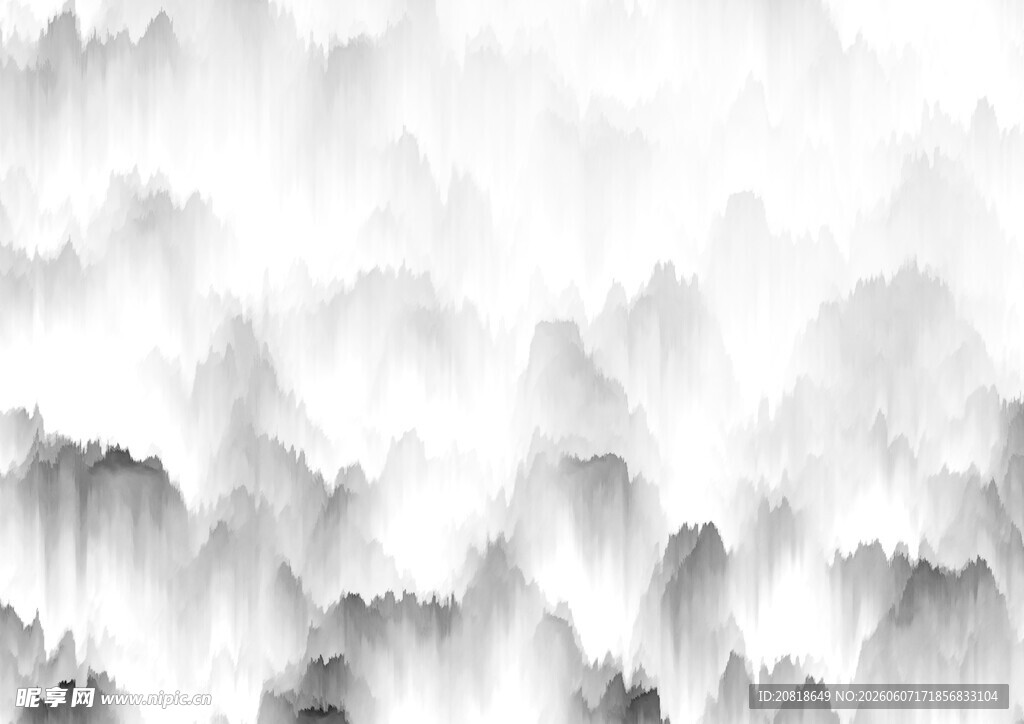 水墨山峦背景图