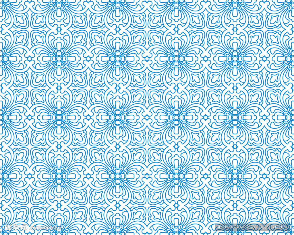 浅蓝色雪花图案背景纹理