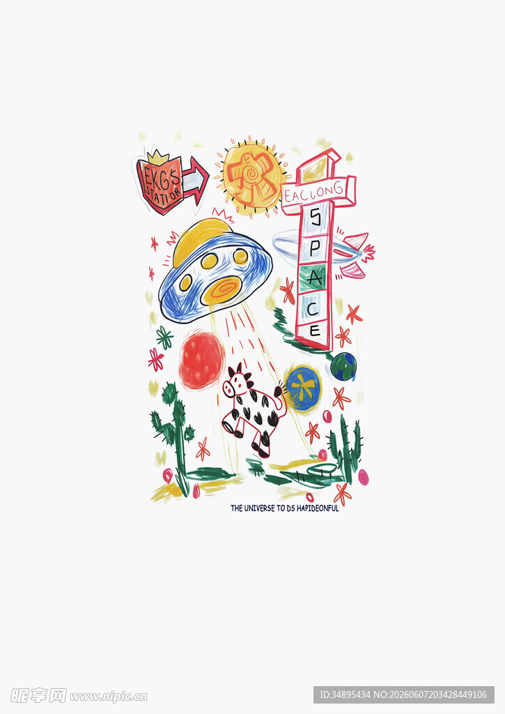 涂鸦 定位花