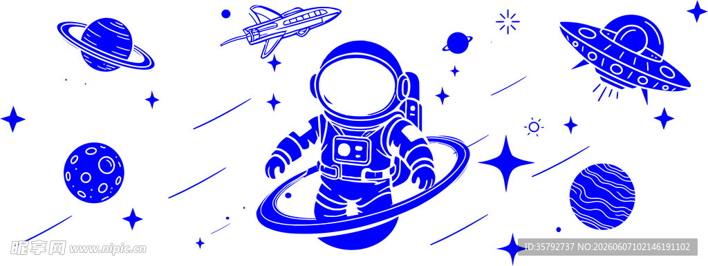 科技  卡通  太空  星球