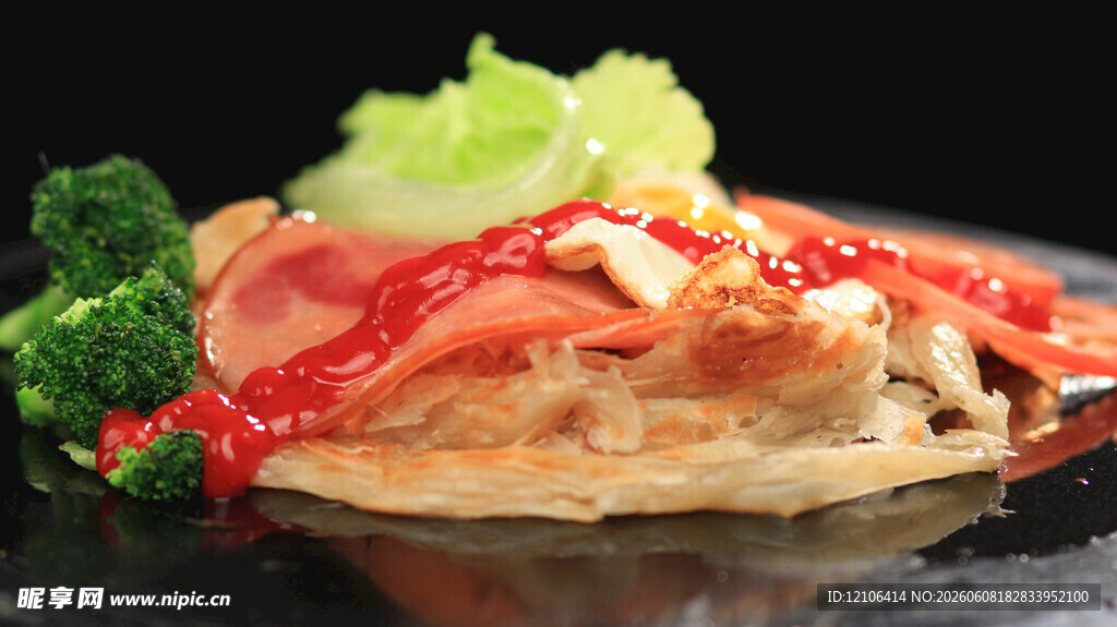 美味蔬菜培根卷