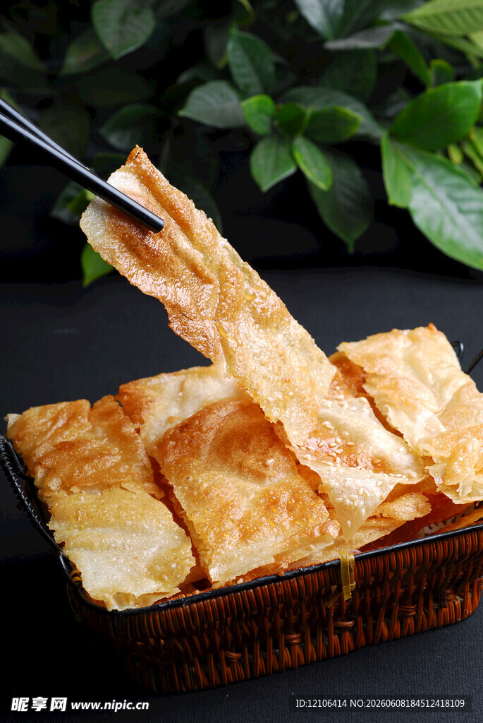 香酥美味千层饼诱人一刻
