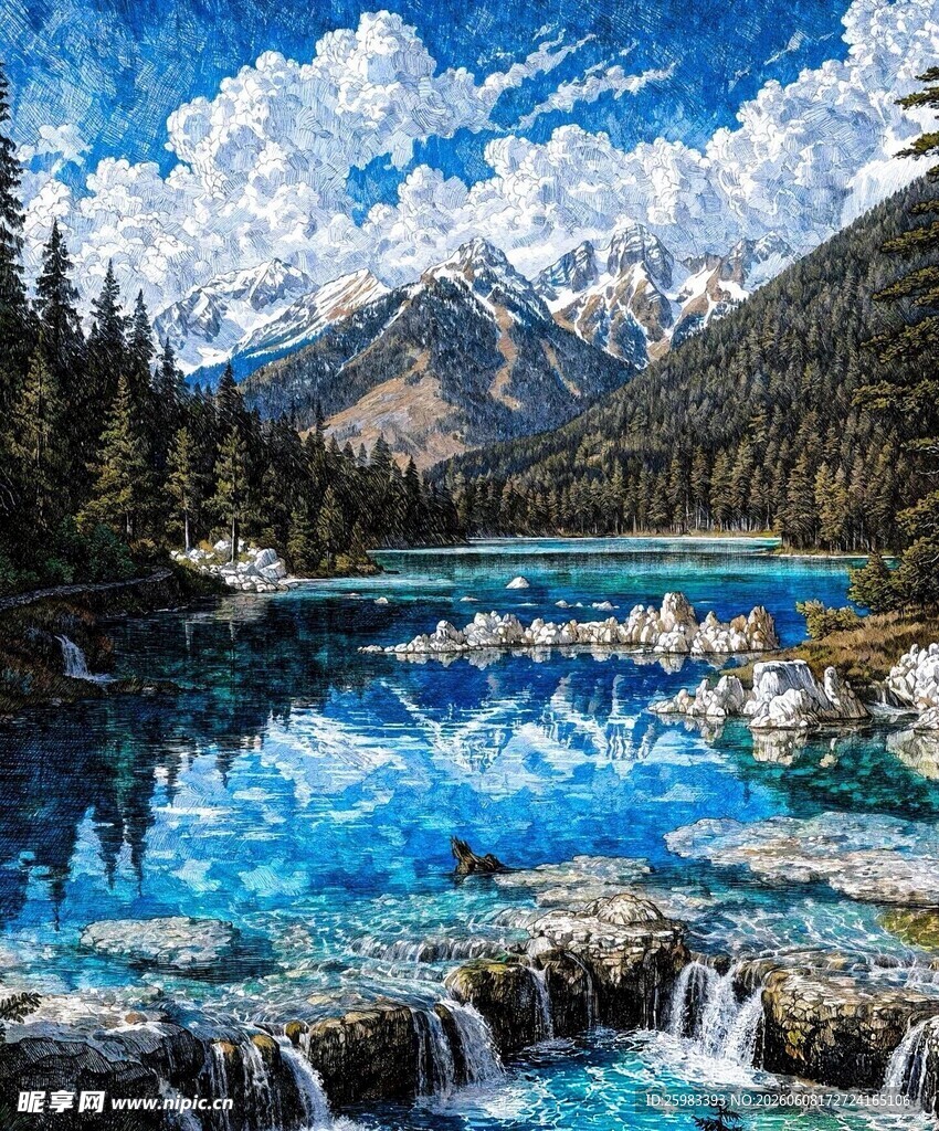 风景插画