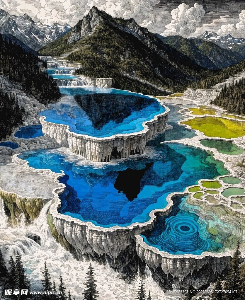 风景插画