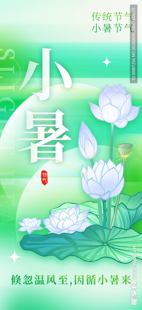小暑宣传图片
