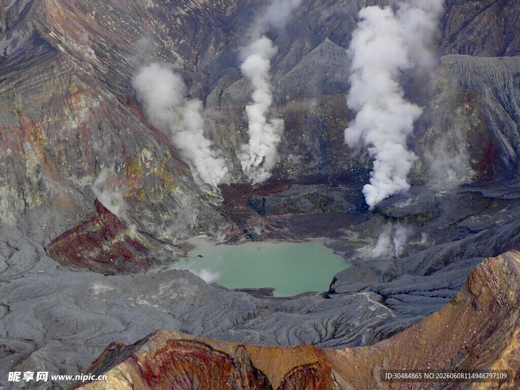 火山口景观