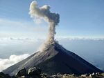 火山喷发壮观景象
