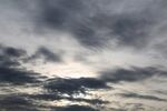 阴沉天空下的厚重云层