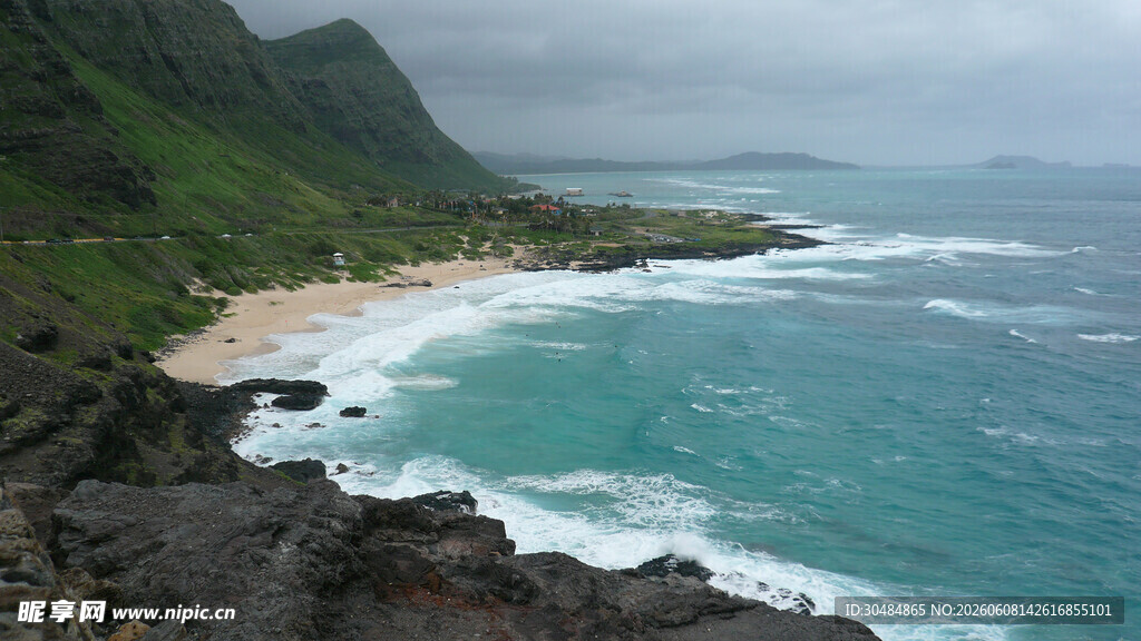 海边壮丽景色