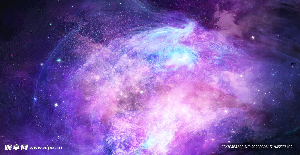 梦幻绚丽的星云景象