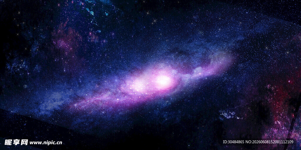 梦幻绚丽的深邃宇宙星系