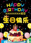 生日快乐庆祝海报设计