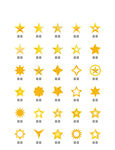 金色简约大气五角星奖杯矢量ic