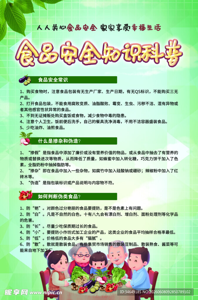 食品安全知识科普