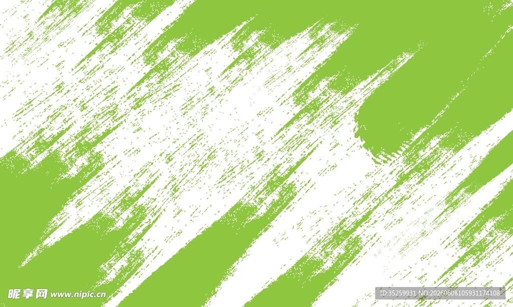 绿色笔刷背景