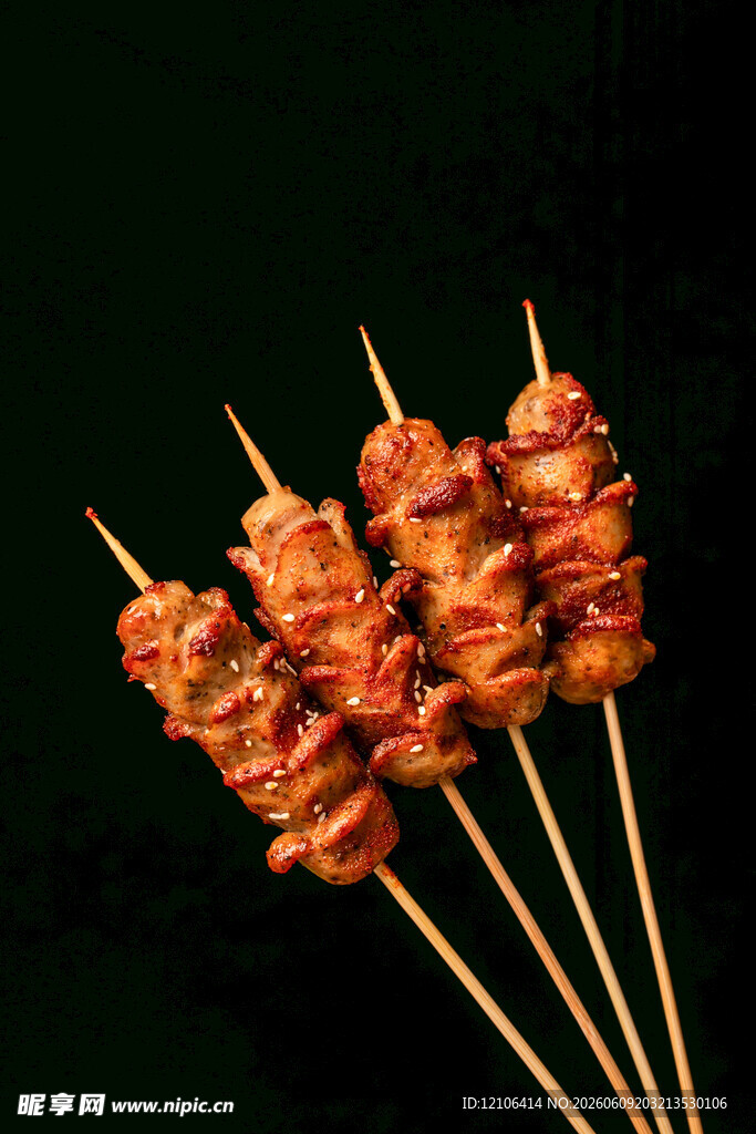美味烤肉肠串