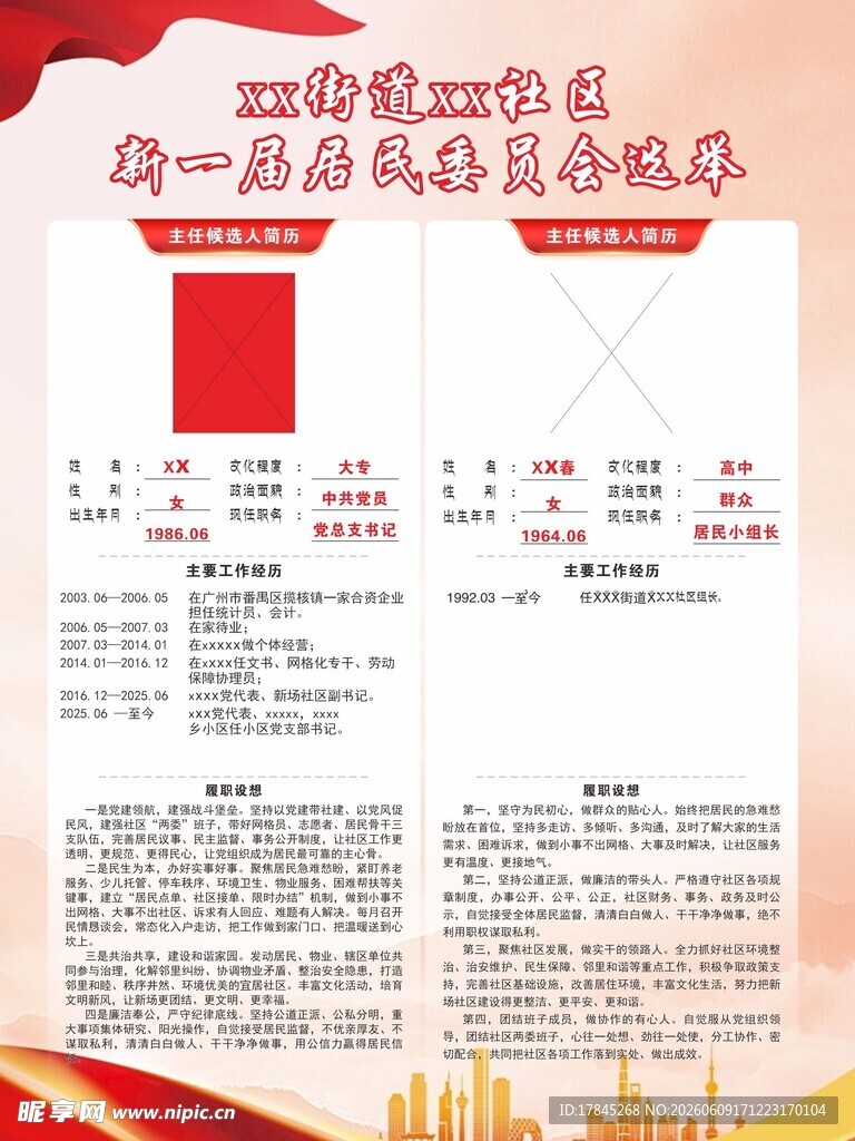 企业党建成就展板展示