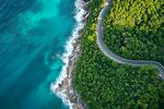 海岸蜿蜒公路的绝美风光