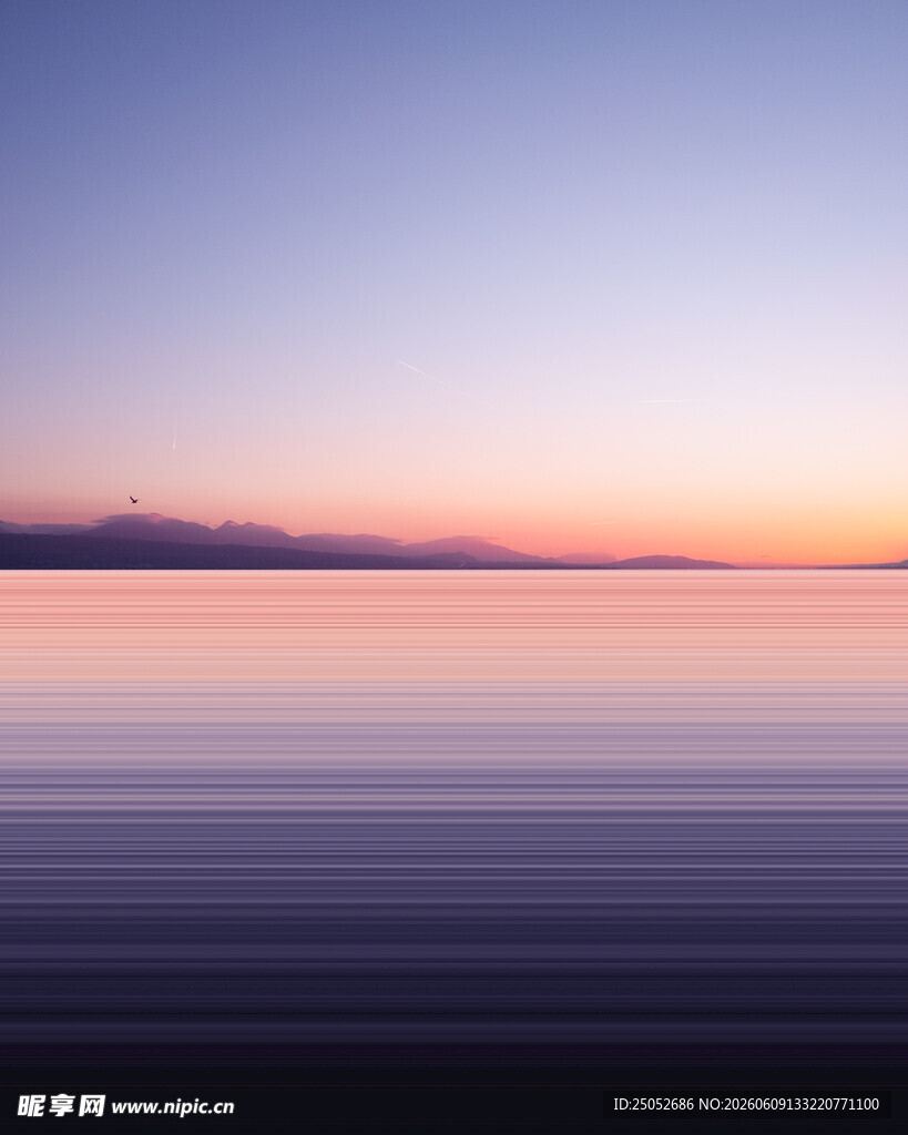 海上日出壮丽景象