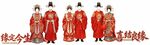 古装汉服模特展示服饰