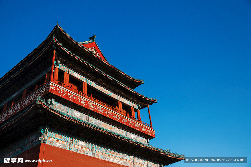 北京鼓楼古建筑风貌