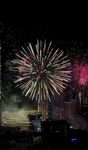 夜空中绚烂的烟花绽放
