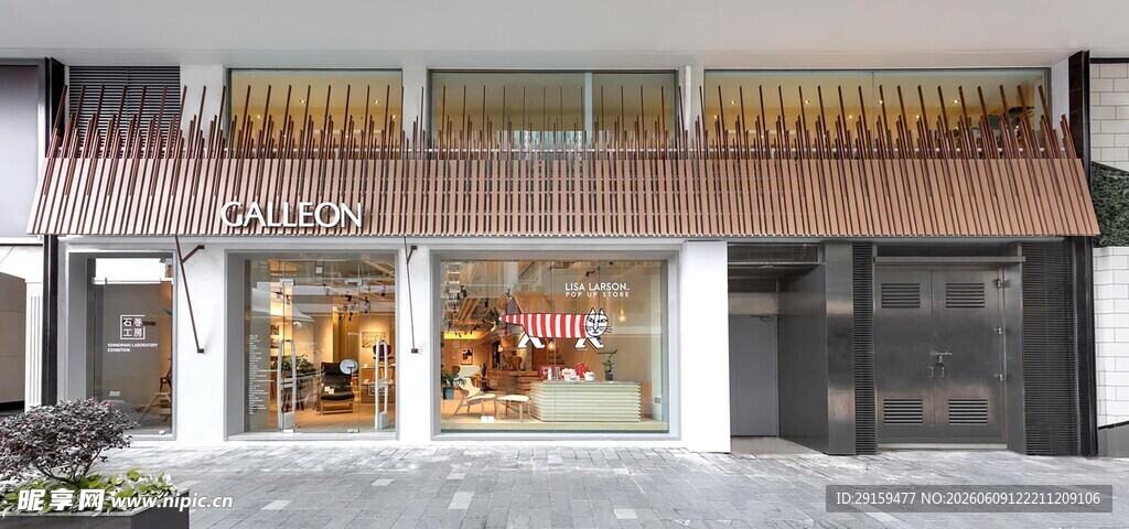 时尚店铺外观展示