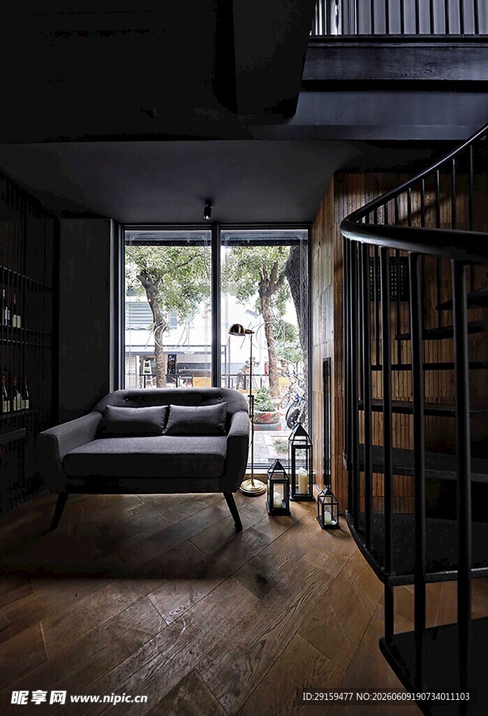 工业风loft室内空间设计