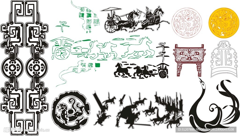 传统中式图案设计元素
