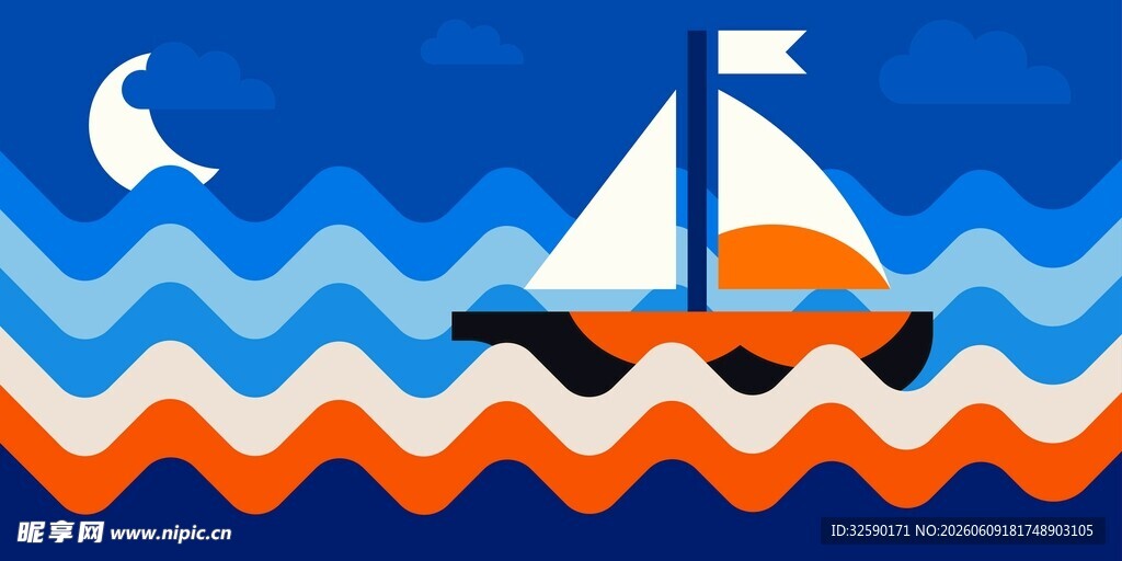 航海插画合集