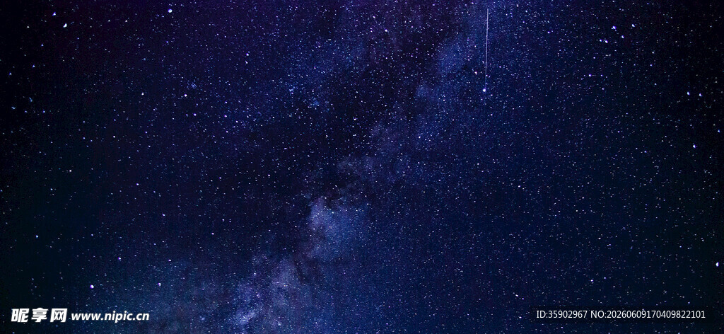 深邃星空夜景
