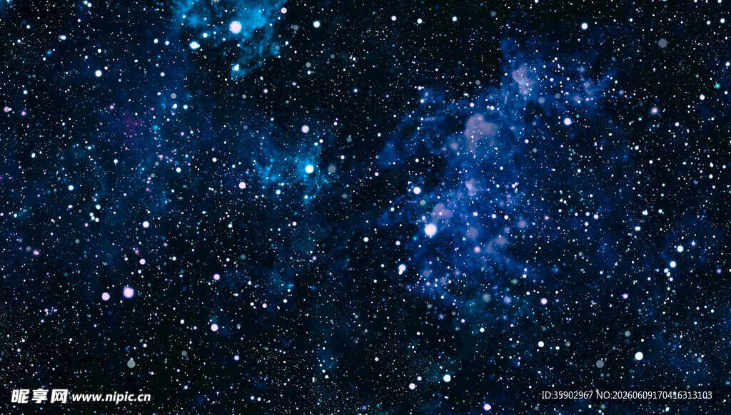 梦幻星空夜景