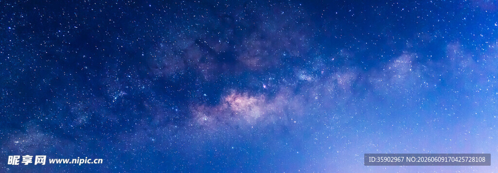 梦幻星空夜景