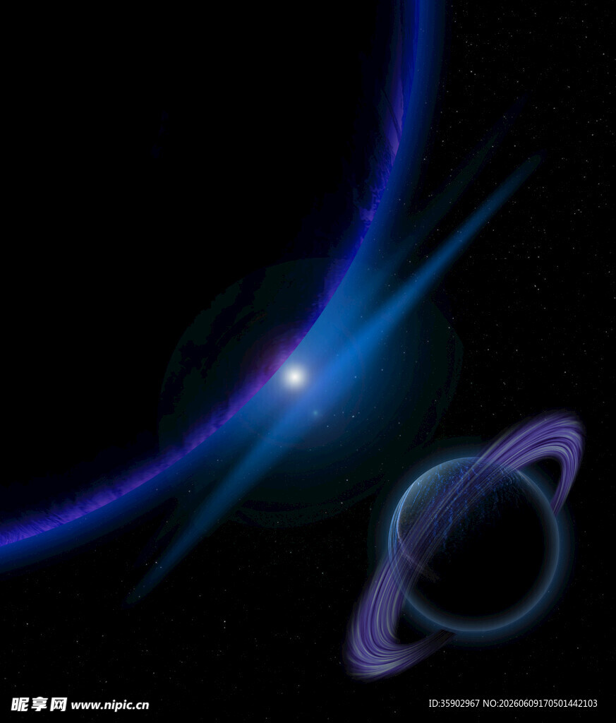 梦幻星际宇宙光影景象