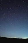 夜空星轨美景