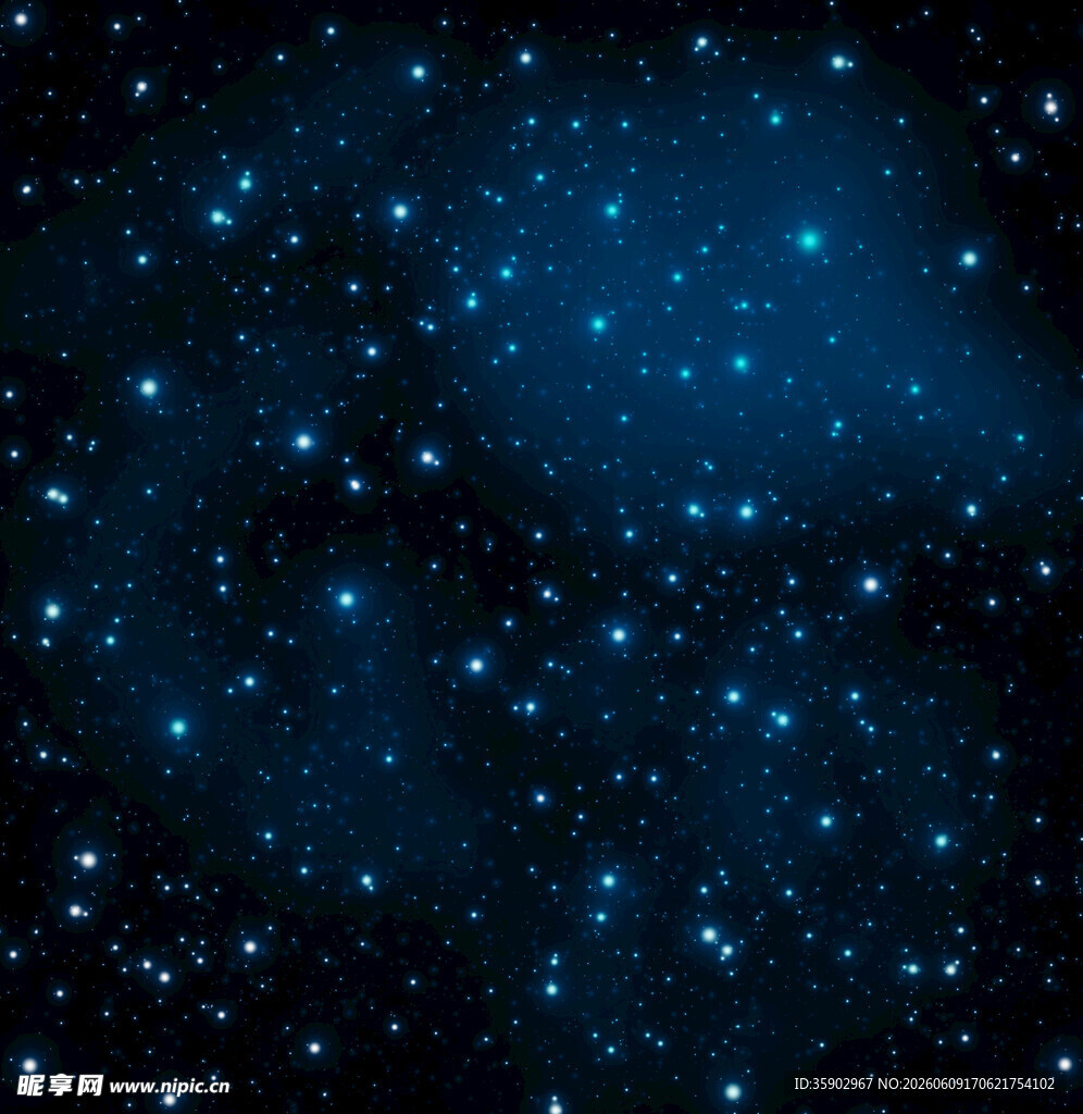 深邃星空下的璀璨繁星