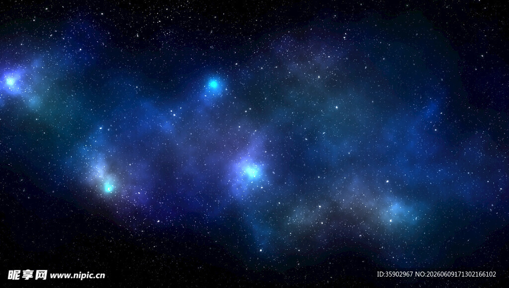 梦幻星空宇宙绚丽景象