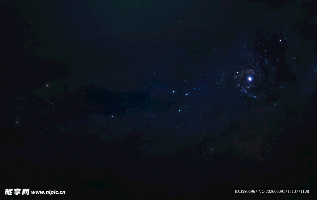 夜空繁星闪烁