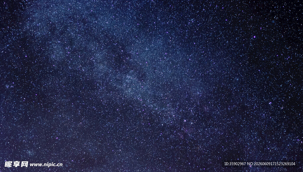 深邃星空下的璀璨宇宙