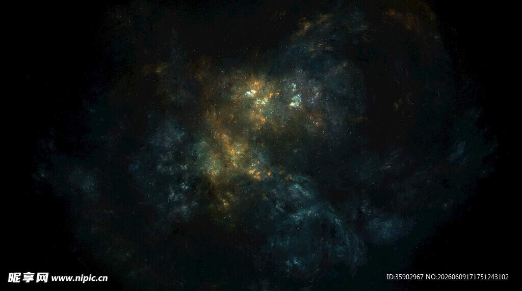 神秘深邃的宇宙星云景象