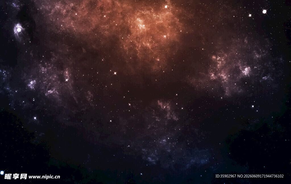 绚丽宇宙星空景象
