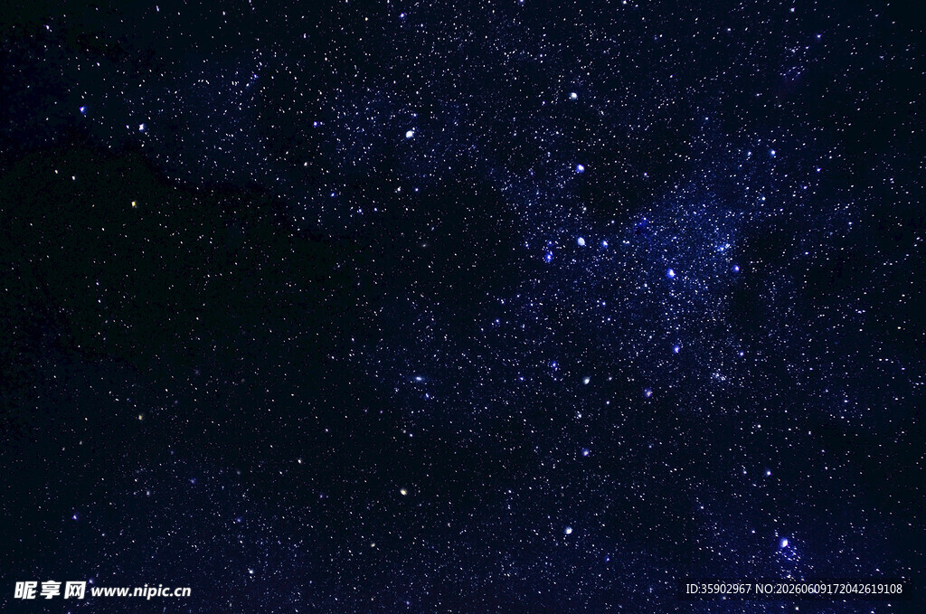 璀璨星空夜景