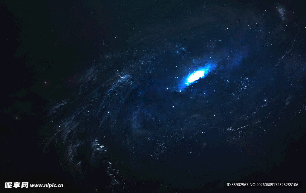 深邃宇宙中的神秘星系