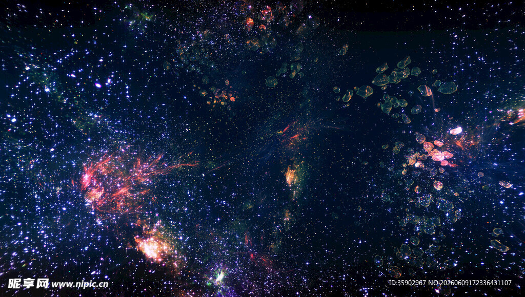 璀璨星空宇宙壮丽景象