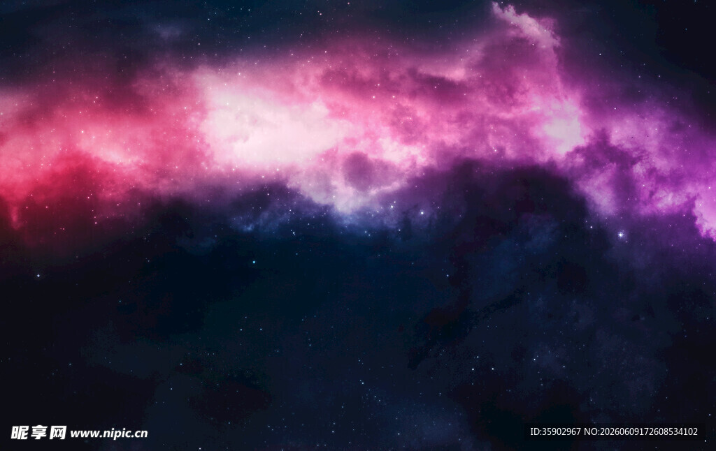 梦幻绚丽的宇宙星云