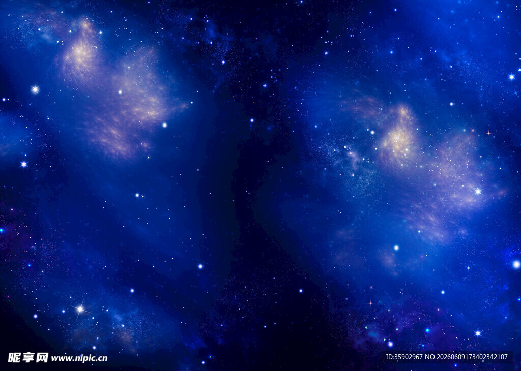 梦幻深邃的宇宙星空景象