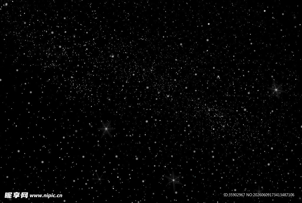 璀璨星空背景图