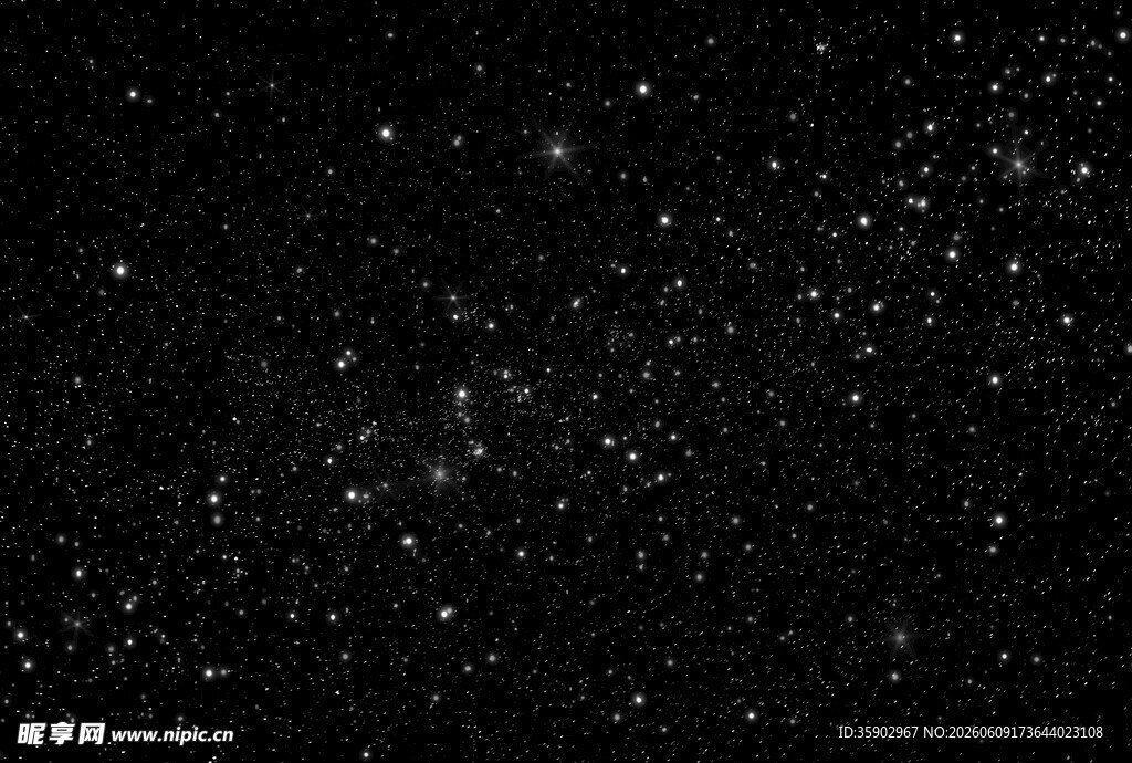 璀璨星空背景图
