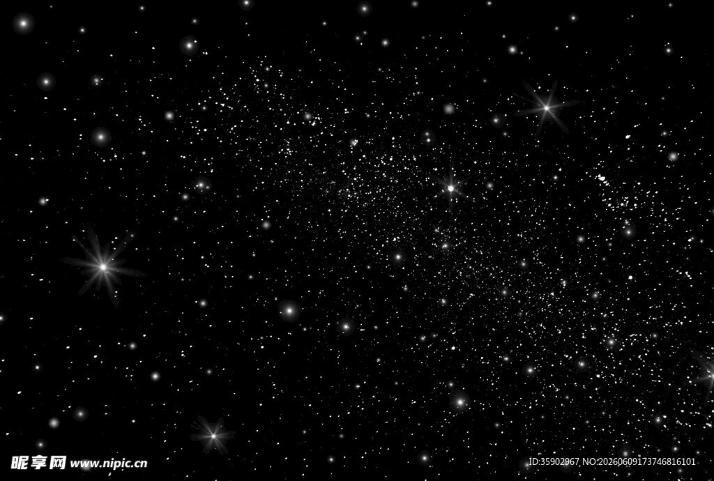 璀璨星空无尽宇宙之美